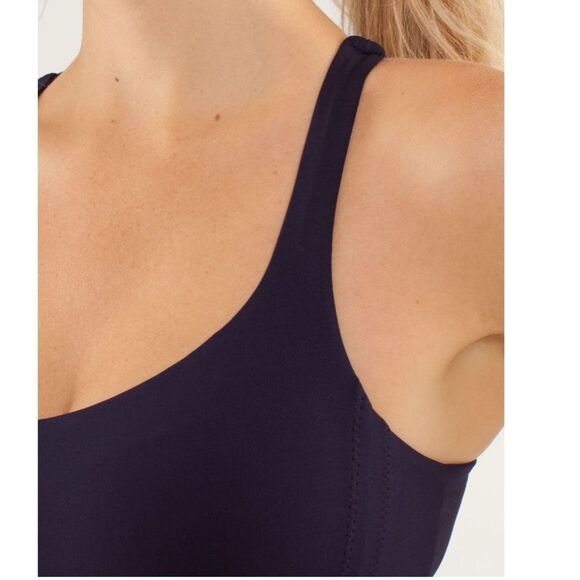 Lululemon Free to Be Tank Rare Black Swan Color Size 6 - Picture 6 of 9